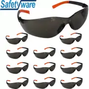 12 Safety Glasses Anti Fog UV Tinted Dark Goggles Eye Protection Sunglasses Bulk