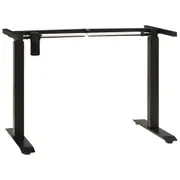 Electric Motorised Standing Desk Frame Height Adjustable Black vidaXL
