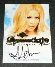 2017 Benchwarmer KENNEDY SUMMERS Dreamgirls #38 DREAM DATE Black Auto PLAYBOY