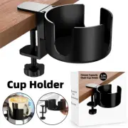 Under Desk Clamp Mug Holder Stand Adjustable Coffee Cup Rack Office Organizer AU