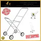 Laundry Trolley Deluxe Foldable Clothes Washing Basket Carrier Trolley Cart NEW