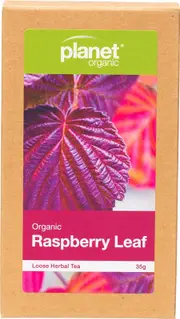 Planet Organic Herbal Loose Leaf Tea Organic Raspberry Leaf 35g