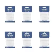 6PK Malli Sewing Soft Elastic Band Flexible DIY Sewing Cord 20mm x 2M Assorted