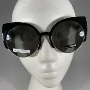 NWT! Women's ROXY 'Moondust' XKSS Cat Eye Sunglasses/Shiny Black/Grey-ZEISS Lens