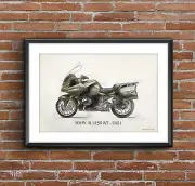 BMW R 1250 RT 2021, Art Sketch Poster [without frame]