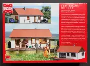 Busch 1448 Prefabricated House Lasercut Kit for 1:87 HO Diorama/Model Railroad
