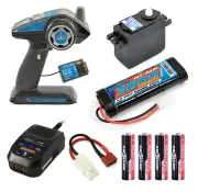 Radio Control Car Radio Gear & Fast Charger + Battery Combo - RC Car Tamiya Kits