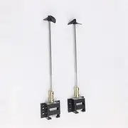 LUMIXE 1Pair RC Boat Power Kit 130 Motor+Bracket+Copper Coupling+15cm Transmission Shaft + Propellers, for DIY Ship Model Parts Ship Model Shaft Assembly