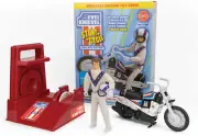 Evel Knievel Stunt Cycle - the Amazing Wind up and Go Action Toy Launcher for Ul