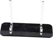 Acrylic Card Display Stand Compact and Sturdy Tabletop Easel for Photos Plates and Signs Versatile Holder for Small Spaces Deep Design for Stylish Organization