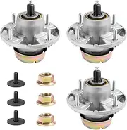 Parts Camp AM124498 AM131680 AM135349 AM144377 Lawn Mower Deck Spindle for John Deere X520 X500 X530 LT133 LT155 LT166 Deck Spindle Assembly 3 Pack