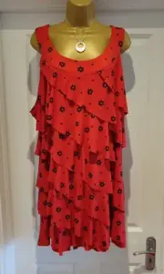 *BNWT* Size 30 Simply Be Red Layered Stretchy Top