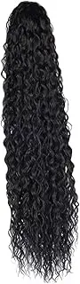 LOLIPPYY Ponytail Extension Fluffy Wavy Hairpiece High Temperature Drawstring Hair Extensions for Women Natural Lightweight Comfortable Hair Accessory