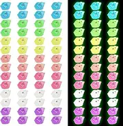 Guiqulai 98 PCS Mini Resin Dolphin Luminous Tiny Dolphin Mini Animal Statue Glow in The Dark Mini Resin Animals Suitable for Dollhouse DIY Cake Garden Landscape Aquarium Birthday Party Decoration