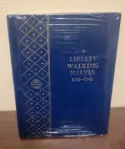 Vintage Whitman #9423- 1916-1940 Liberty Walking Halves Coin Album-New & Sealed
