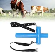Vomeko Livestock Mouth Opener,Veterinary Use Mouth Opening Tool,Livestock Medicine Feeder Opener, for Cattle Horse Sheep（Blue）(Large)