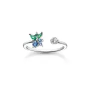 Genuine THOMAS SABO Ring Blueberry Silver