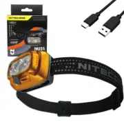 NITECORE NU31 Triple Output Lightweight USB-C Rechargeable Headlamp- 550 Lumens