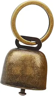 rockible Grazing Bell Pet Bell Loud Bell,Cow Horse Sheep Bell, Vintage Dog Cat Collar Bell Retro Bell for,Cow, Farm Animal, bronze