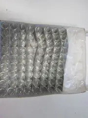 Kimble Opticlear Borosilicate Glass Tooled Neck Vial, 3 drams Capacity (Qty 72)
