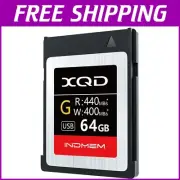 Professional 64GB XQD Memory Card - 400MB/s Write Speed for Optimal Camera Use