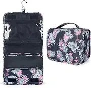 [YOLIURCH] Toiletry Bag Womens, Travel Bag for Toiletries, Portable Shower Bag with Metal Hook, Hanging Toiletry Bag with Large Capacity, Waterproof Travel Makeup Organizer for Girls