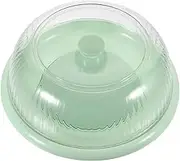 WATIIFUFU Stackable Transparent Food Cover Heat Preservation Dustproof Kitchen Protector for Leftovers Cake Plates and Dining Table Use