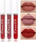 3 Pcs Matte Liquid Lipstick Makeup Set, Waterproof Quick-drying Non-Stick Set#02