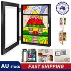 A4 Kids Art Frames Hold 150 Pictures Children Projects Wooden Artwork Display