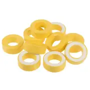 10pcs 24 x 40.3 x 15mm Ferrite Ring Iron Powder Toroid Cores Yellow White