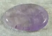Amethyst Carved Worry Stone