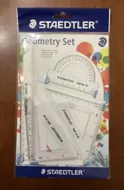 STAEDTLER Transparent 4 Piece Geometry Set