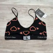 NWT Calvin Klein Wirefree Unlined Bralette Sz M