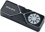 Keychron Graphics Card Aluminum Alloy Artisan Keycap, Enter Key for Cherry MX Mechanical Gaming Custom Most Keyboard, Gift Ideas