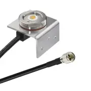 NMO L BRACKET FENDER MOUNT 3/4" HOLE WITH MINI UHF CONNECTOR RG-58 CABLE 15FT