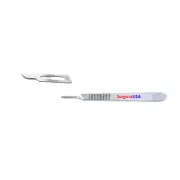 Kit of 100 Surgical Blades #15 & Scalpel Handle #3 Surgical Dental Instruments