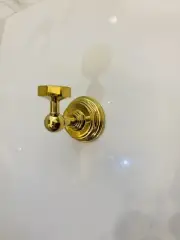 KOHLER K-13113-MA-PB Pinstripe® Robe Hook. Gold