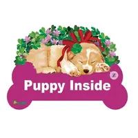 在飛比找PChome24h購物優惠-可愛狗狗貼紙 Puppy Inside