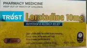 Trust Loratadine x 10 Tablets, 10mg (GENERIC CLARATYNE ALTERNATE 10MG)