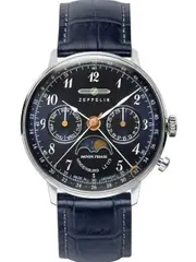 Zeppelin 70373 Blue Leather Womens Watch