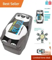 All-in-One Kids Pulse Oximeter - Quick SpO2, PR Readings & Batteries Included