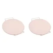 2PK Al Dente Ceramic Pizza Stone w/Rack 33cm Home Kitchen Cooking