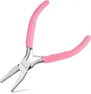 5-Inch Flat Nose Pliers for Jewelry Making DuckBill Pliers Smooth Jaws Mini