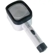 2.8X COIL Raylite Lighted Magnifier - Rectangular Illuminated Stand Magnifier