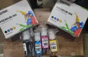 T502 502 Refill Ink Bottles for Epson Ecotank, 2 pck 8 btls, FASTINK Compatible