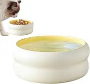 Small Dog Bowls, Ceramic Pet Water Bowl, Microwave Safe Dog Food Dish for Household Daily Outdoor Indoor Puppy Travel