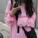 INS超火長袖T恤女初秋寬松韓版潮原宿BF慵懶風港味CHIC上衣服