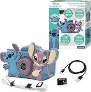 Lexibook, Disney Stitch, 4-in-1 camera for children with protection, Photo, video, MP3 and game functions, 15 frames to personalise your photos, 8 GB memory card included, DJ078D