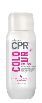 6x Vitafive CPR COLOUR Anti-Fade Shampoo 300ml