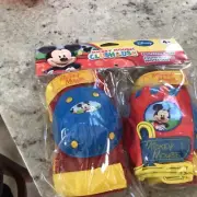 DISNEY’s Mikey Mouse Clubhouse Gloves Elbow Knee Pads Set Bicycle Safety